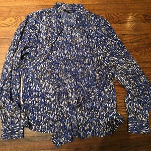 Pussy cat bow long sleeve shirt